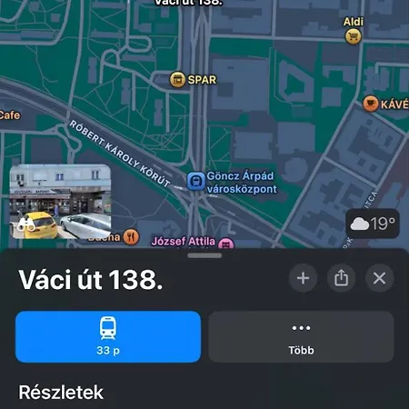 アパート Vacyblue 1138 Vaci Street 138b ブダペスト